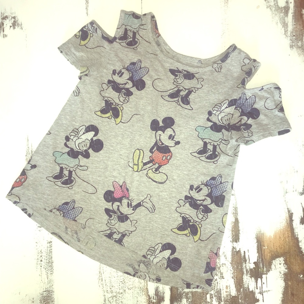 Gap Mickey & Minnie Cold Shoulder Tee